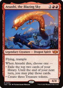 Atsushi, the Blazing Sky - Tarkir: Dragonstorm Commander