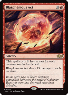 Blasphemous Act - Tarkir: Dragonstorm Commander