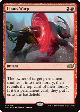 Chaos Warp - Tarkir: Dragonstorm Commander