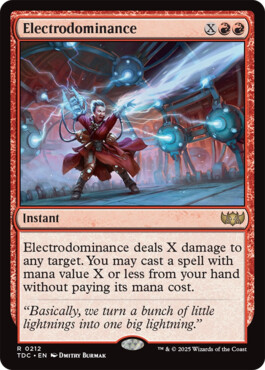 Electrodominance - Tarkir: Dragonstorm Commander