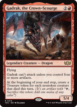 Gadrak, the Crown-Scourge - Tarkir: Dragonstorm Commander