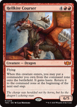 Hellkite Courser - Tarkir: Dragonstorm Commander
