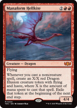Manaform Hellkite - Tarkir: Dragonstorm Commander