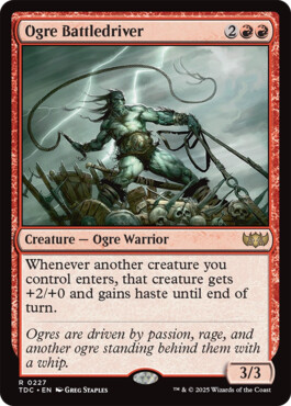 Ogre Battledriver - Tarkir: Dragonstorm Commander