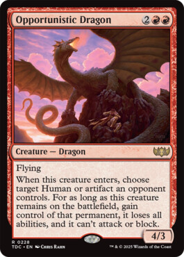 Opportunistic Dragon - Tarkir: Dragonstorm Commander