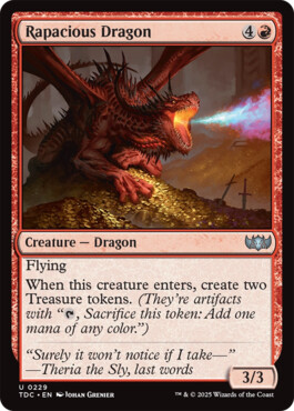 Rapacious Dragon - Tarkir: Dragonstorm Commander