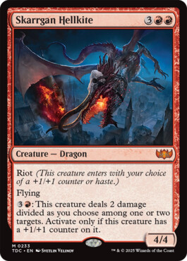 Skarrgan Hellkite - Tarkir: Dragonstorm Commander