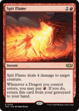 Spit Flame - Tarkir: Dragonstorm Commander