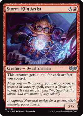 Storm-Kiln Artist - Tarkir: Dragonstorm Commander