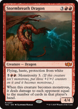 Stormbreath Dragon - Tarkir: Dragonstorm Commander