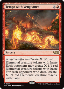 Tempt with Vengeance - Tarkir: Dragonstorm Commander