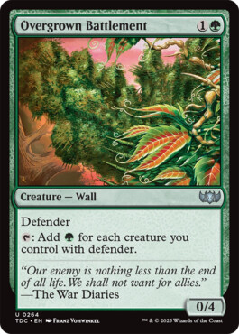 Overgrown Battlement - Tarkir: Dragonstorm Commander