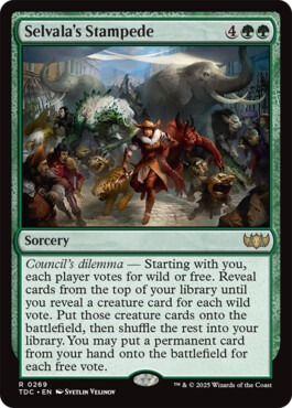 Selvala's Stampede - Tarkir: Dragonstorm Commander