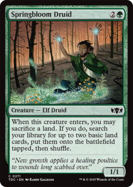 Springbloom Druid - Tarkir: Dragonstorm Commander