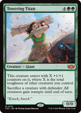 Towering Titan - Tarkir: Dragonstorm Commander