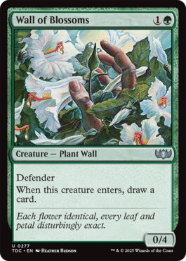 Wall of Blossoms - Tarkir: Dragonstorm Commander