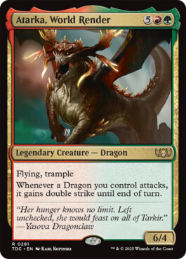 Atarka, World Render - Tarkir: Dragonstorm Commander