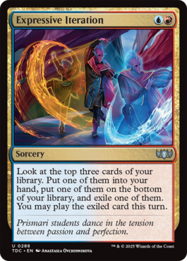 Expressive Iteration - Tarkir: Dragonstorm Commander
