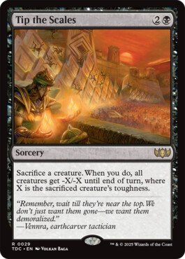 Tip the Scales - Tarkir: Dragonstorm Commander