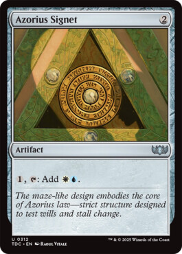 Azorius Signet - Tarkir: Dragonstorm Commander