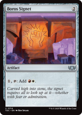Boros Signet - Tarkir: Dragonstorm Commander