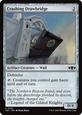 Crashing Drawbridge - Tarkir: Dragonstorm Commander