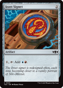 Izzet Signet - Tarkir: Dragonstorm Commander