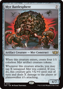 Myr Battlesphere - Tarkir: Dragonstorm Commander