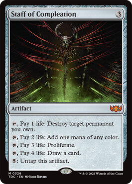 Staff of Compleation - Tarkir: Dragonstorm Commander