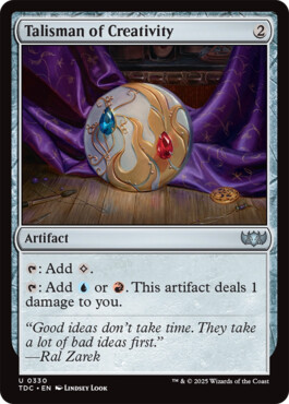 Talisman of Creativity - Tarkir: Dragonstorm Commander