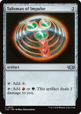 Talisman of Impulse - Tarkir: Dragonstorm Commander