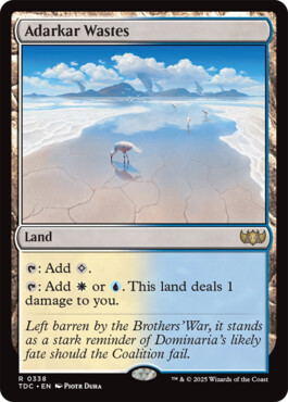 Adarkar Wastes - Tarkir: Dragonstorm Commander