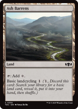 Ash Barrens - Tarkir: Dragonstorm Commander