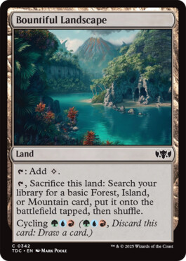 Bountiful Landscape - Tarkir: Dragonstorm Commander