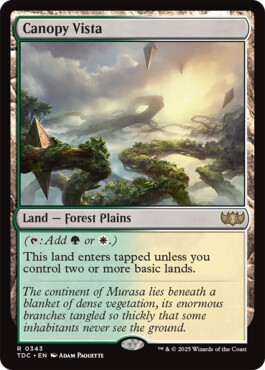 Canopy Vista - Tarkir: Dragonstorm Commander