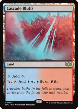 Cascade Bluffs - Tarkir: Dragonstorm Commander
