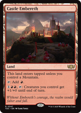 Castle Embereth - Tarkir: Dragonstorm Commander