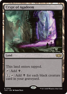 Crypt of Agadeem - Tarkir: Dragonstorm Commander