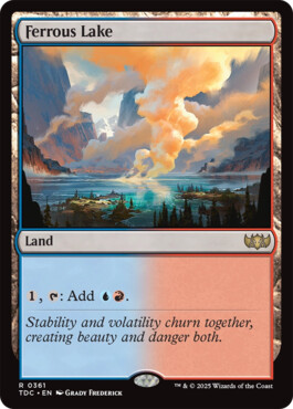 Ferrous Lake - Tarkir: Dragonstorm Commander