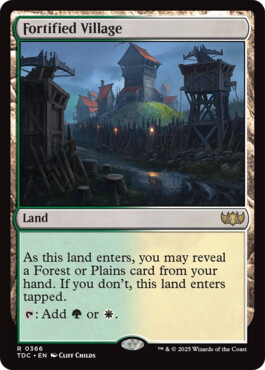 Fortified Village - Tarkir: Dragonstorm Commander