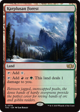 Karplusan Forest - Tarkir: Dragonstorm Commander