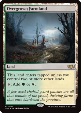 Overgrown Farmland - Tarkir: Dragonstorm Commander