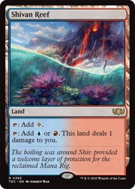 Shivan Reef - Tarkir: Dragonstorm Commander