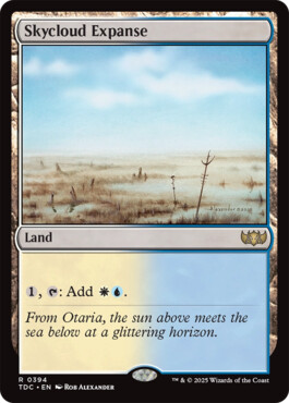 Skycloud Expanse - Tarkir: Dragonstorm Commander