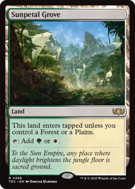 Sunpetal Grove - Tarkir: Dragonstorm Commander