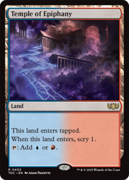 Temple of Epiphany - Tarkir: Dragonstorm Commander
