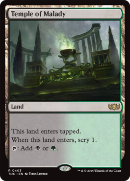 Temple of Malady - Tarkir: Dragonstorm Commander