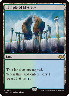 Temple of Mystery - Tarkir: Dragonstorm Commander