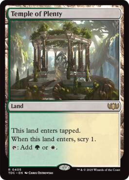 Temple of Plenty - Tarkir: Dragonstorm Commander
