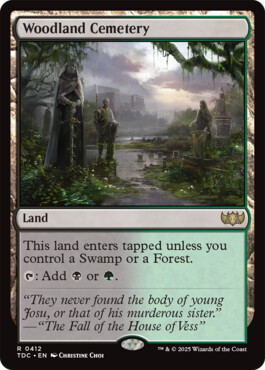 Woodland Cemetery - Tarkir: Dragonstorm Commander